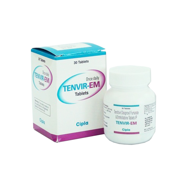 Tenvir-EM (Emtricitabine 200mg/Tenofovir 300mg)