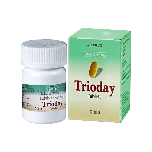 Trioday (Tenofovir Disoproxil Fumarate/Lamivudine/Efavirenz)