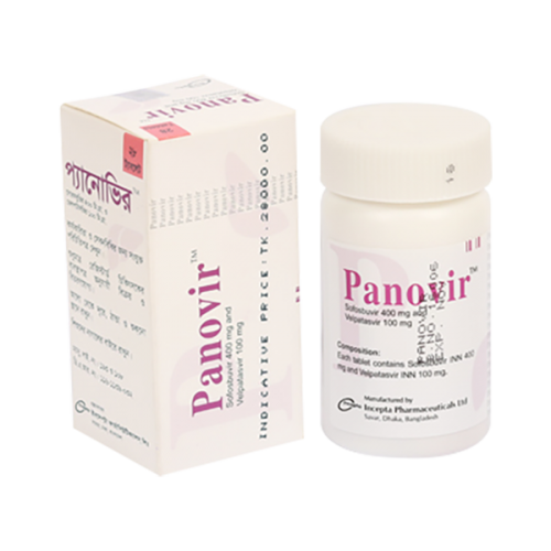 Panovir (sofosbuvir 400mg/Velpatasvir 100mg)